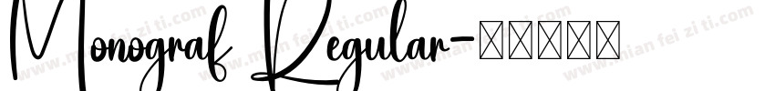Monograf Regular字体转换